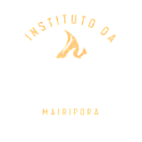 Selo do Instituto da Costela - Mairiporã, com uma chama dourada ao centro